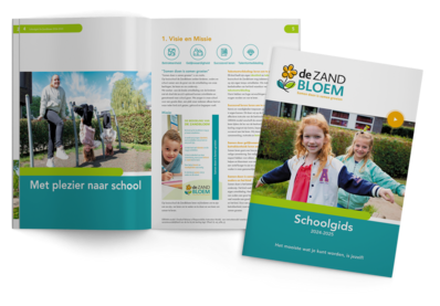 Schoolgids De Zandbloem Mockup